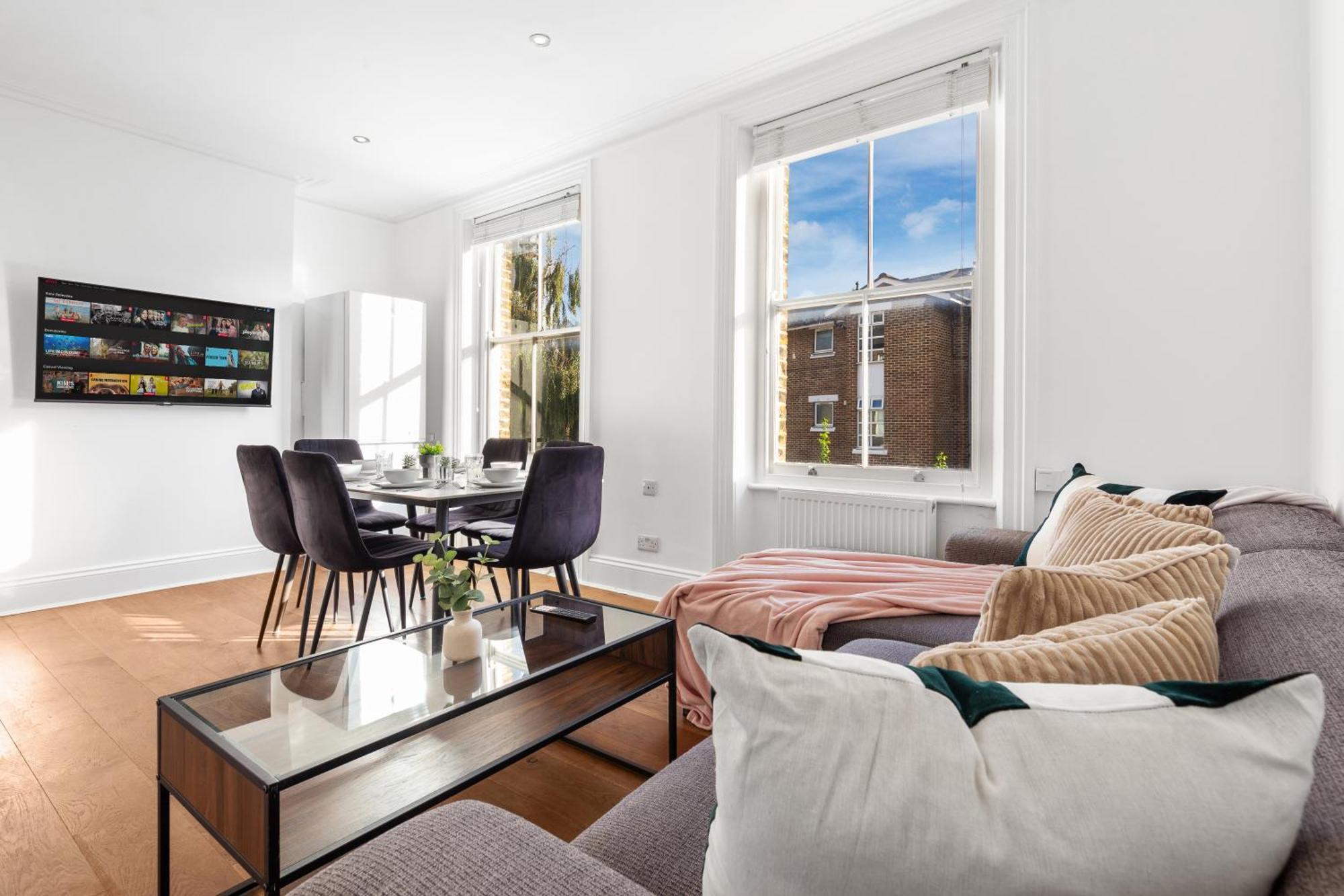 Luxury 4 Bedroom Flat With Stunning Shard View From Terrace In Central London! Next To Station, Sleeps 9 Екстер'єр фото